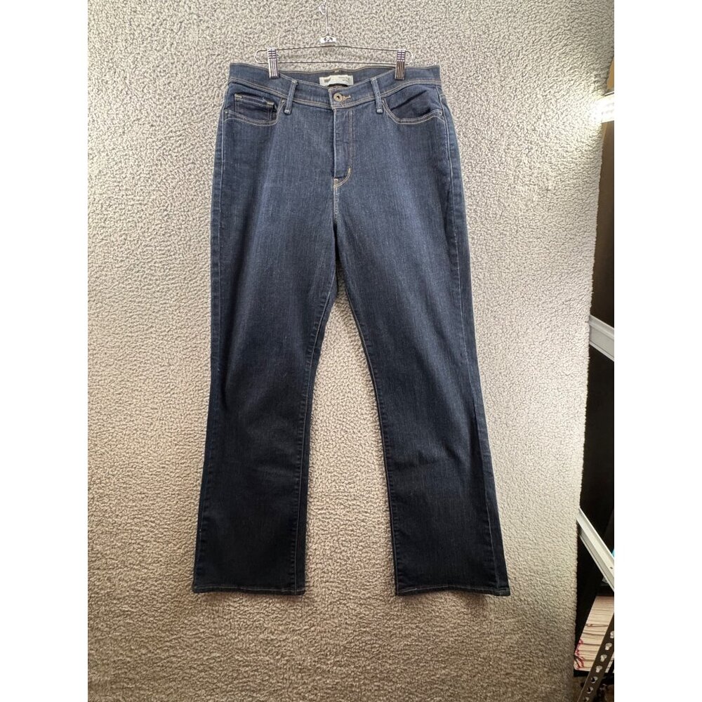 Levis Womens Perfectly Slimming 512 Bootcut Jeans Sz 14 32X32